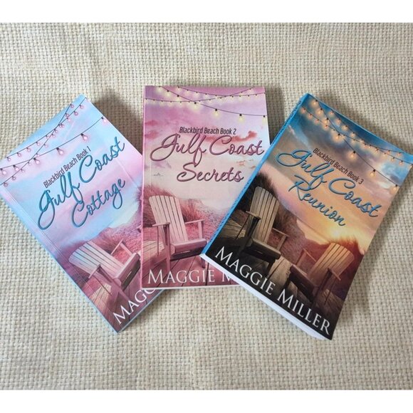 BLACKBIRD BEACH Books 1, 2, & 3 Gulf Coast Cottage Secrets Reunion Maggie Miller - Picture 3 of 10